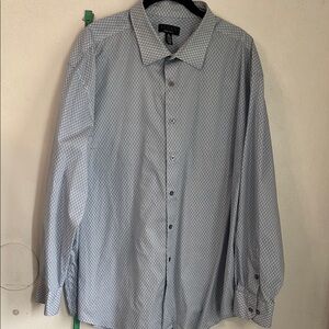 Alfani Blue Dress Shirt Classic Fit